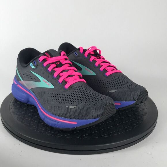 Brooks Ghost 15 Black/Purple Running Shoes 1203801B079 Women’s Size 5.5 - Picture 3 of 12